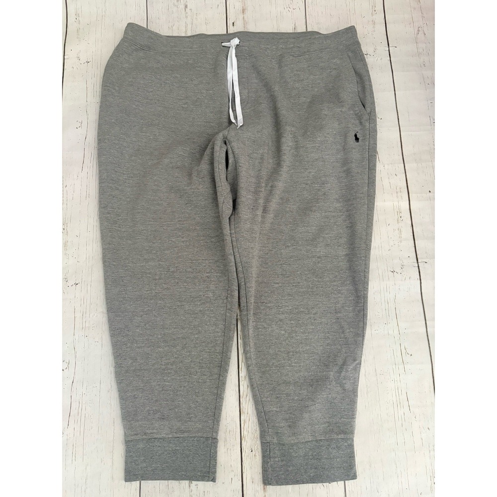 Polo Ralph Lauren Sweatpants Mensβ 4XB Gray Fleece Jogger Lounging Pants